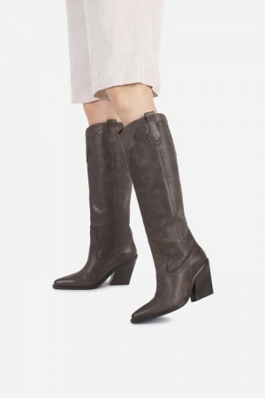 Bottes Hautes BRONX New-kole Femme Noir | JANHW-9083