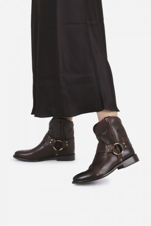 Bottines BRONX Fe-lise Femme Cafe | OWJSX-1246