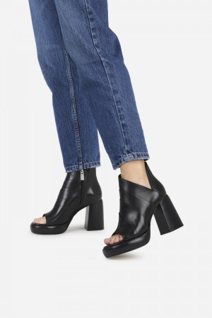 Bottines BRONX Femme Noir | LQTZK-8257