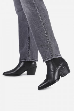 Bottines BRONX Jukeson Femme Noir | BSPZR-3768