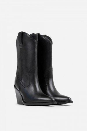 Bottines BRONX New Kole Femme Noir | OTSMV-5014