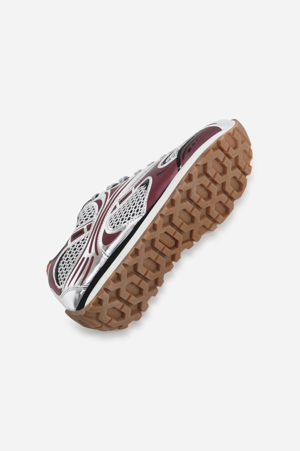 Basket BRONX Tro-nic Femme Bordeaux Argent | DKXOR-7930