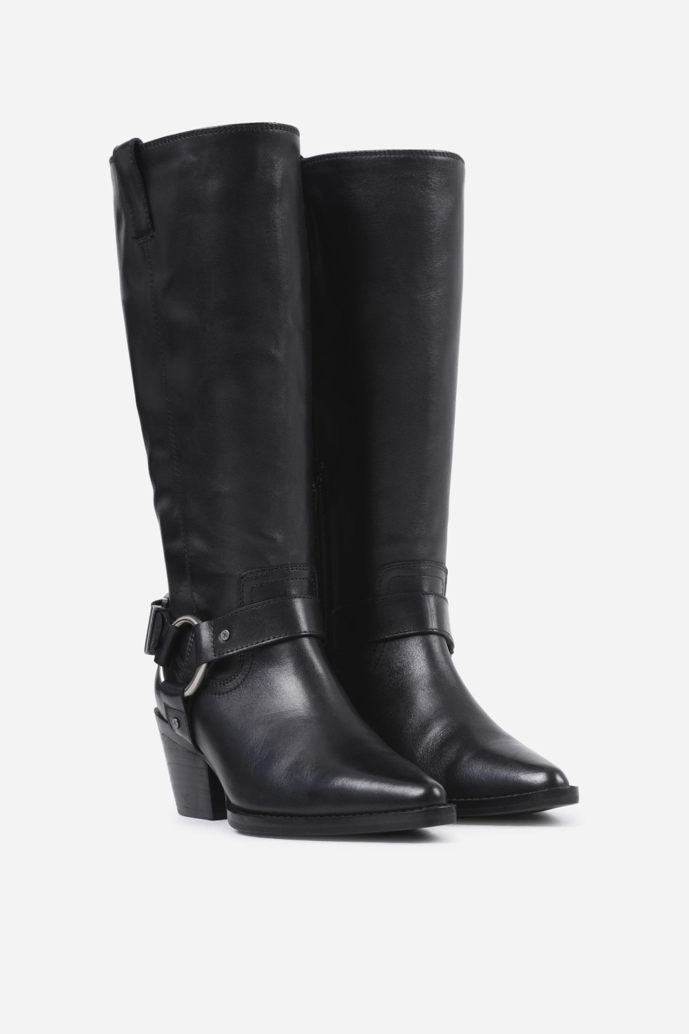 Bottes Cowboy BRONX Jukeson Femme Noir | QUDHO-3289