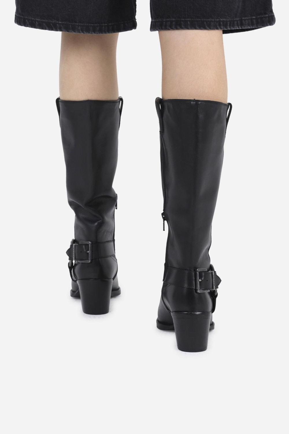 Bottes Cowboy BRONX Jukeson Femme Noir | QUDHO-3289