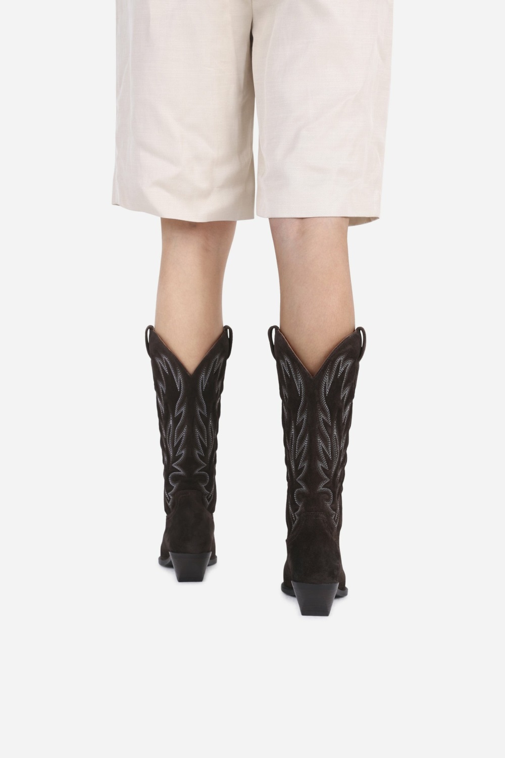 Bottes Cowboy BRONX Kay-si Femme Cafe | XGSJA-0856