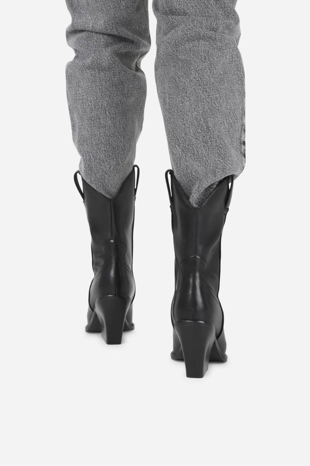 Bottes Cowboy BRONX New Kole Femme Noir | BZRUC-4560