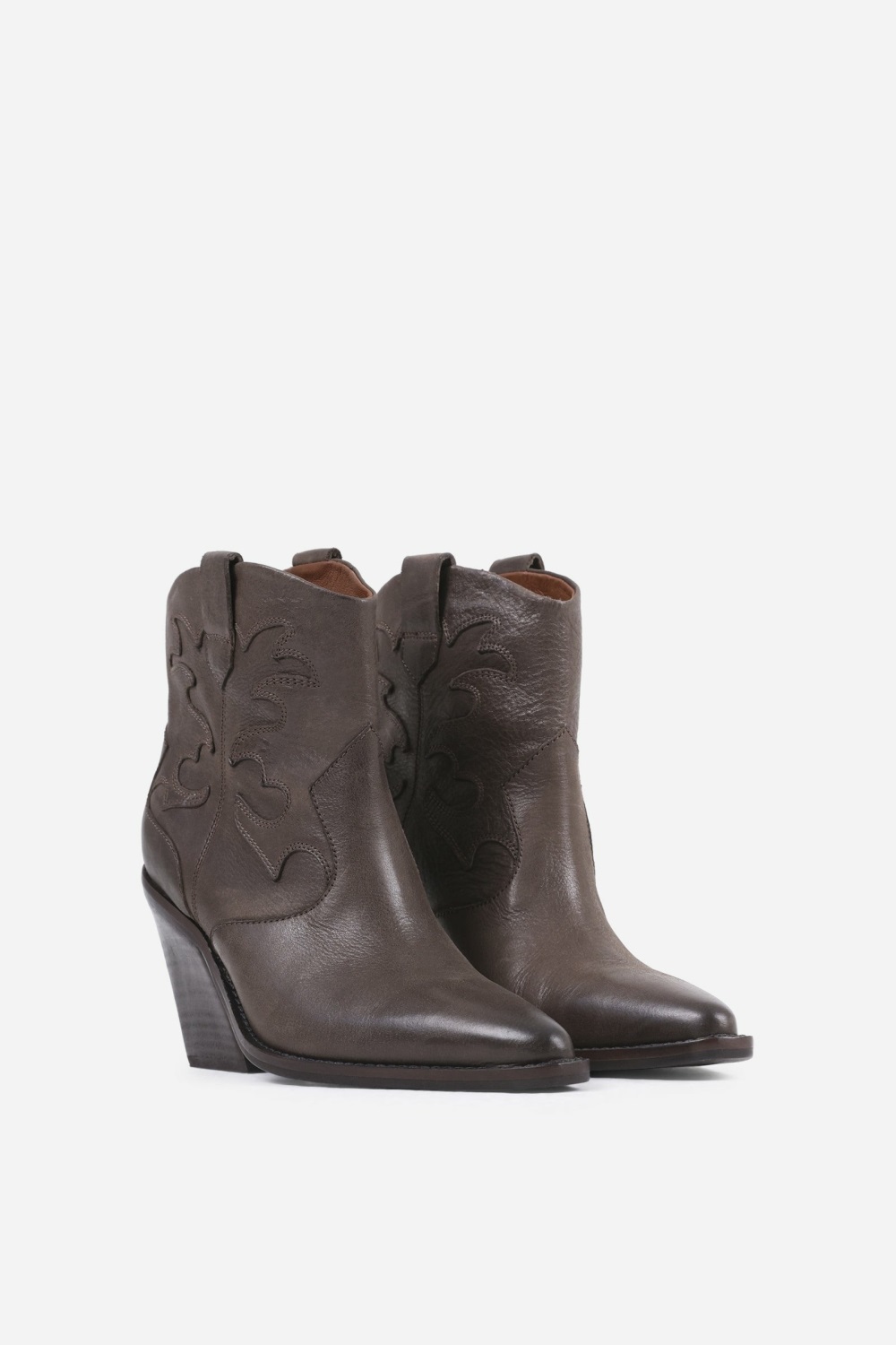 Bottes Cowboy BRONX New-kole Femme Cafe | DHFXC-5461