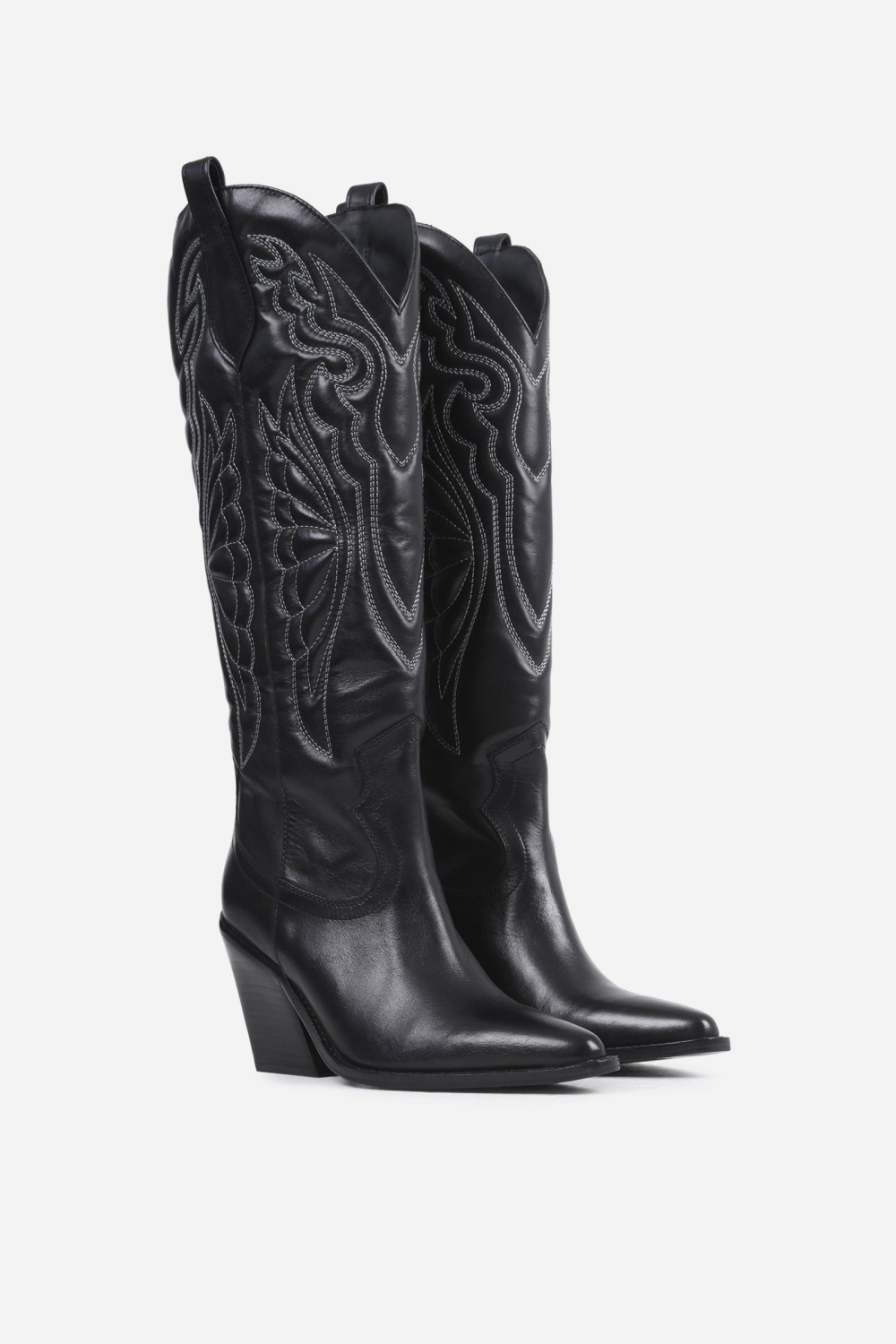 Bottes Cowboy BRONX New-kole Femme Noir Argent | NSYJX-2847