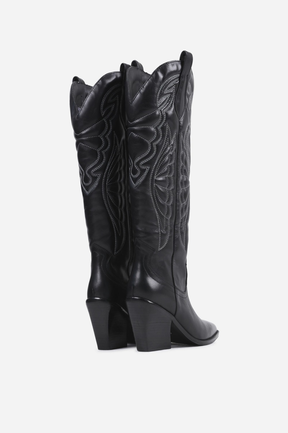 Bottes Cowboy BRONX New-kole Femme Noir Argent | NSYJX-2847