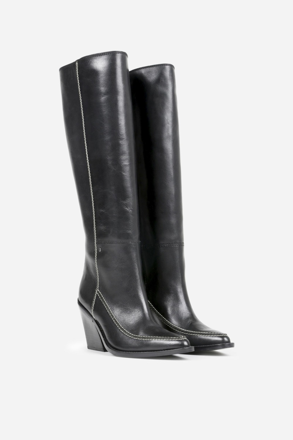 Bottes Cowboy BRONX New-kole Femme Noir | WQYFV-2705