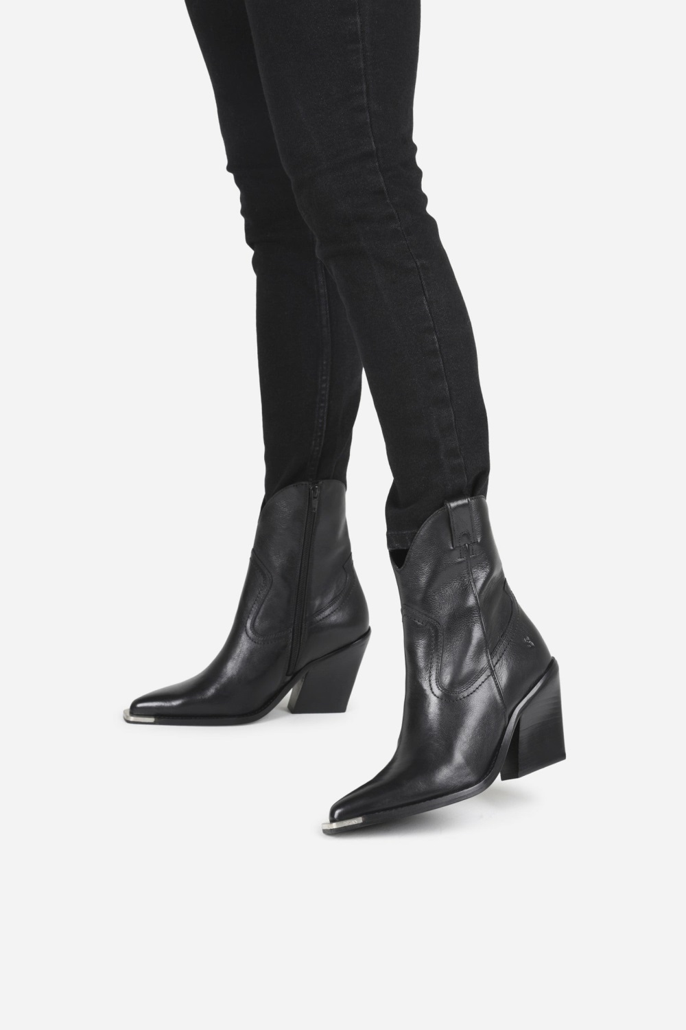 Bottes Cowboy BRONX New-kole Femme Noir | GSFAW-9301