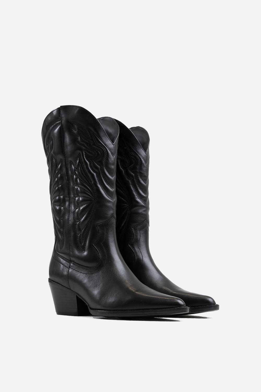 Bottes Cowboy BRONX Western Boot Jukeson Femme Noir | VQRBO-1580