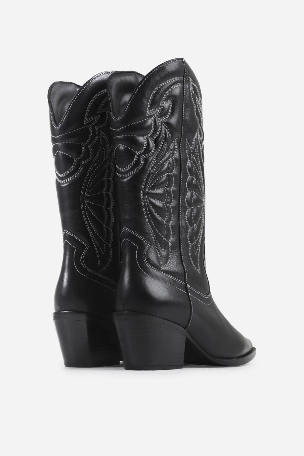 Bottes Cowboy BRONX Western Jukeson Femme Noir | GIFYC-8136