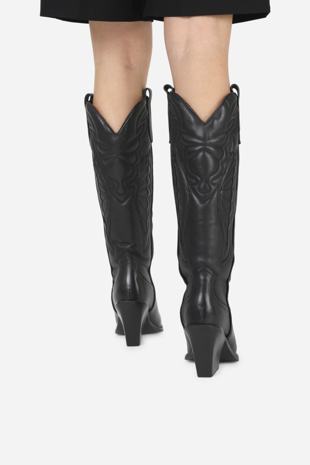 Bottes Cowboy BRONX Western New-kole Femme Noir | MUBSN-7415