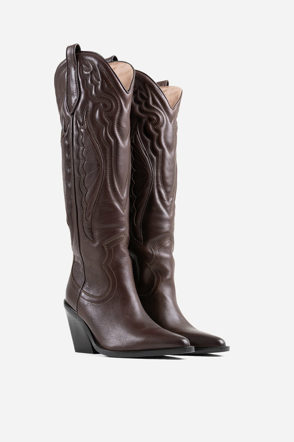 Bottes Cowboy BRONX Western New-kole Femme Noir | TFALK-8259