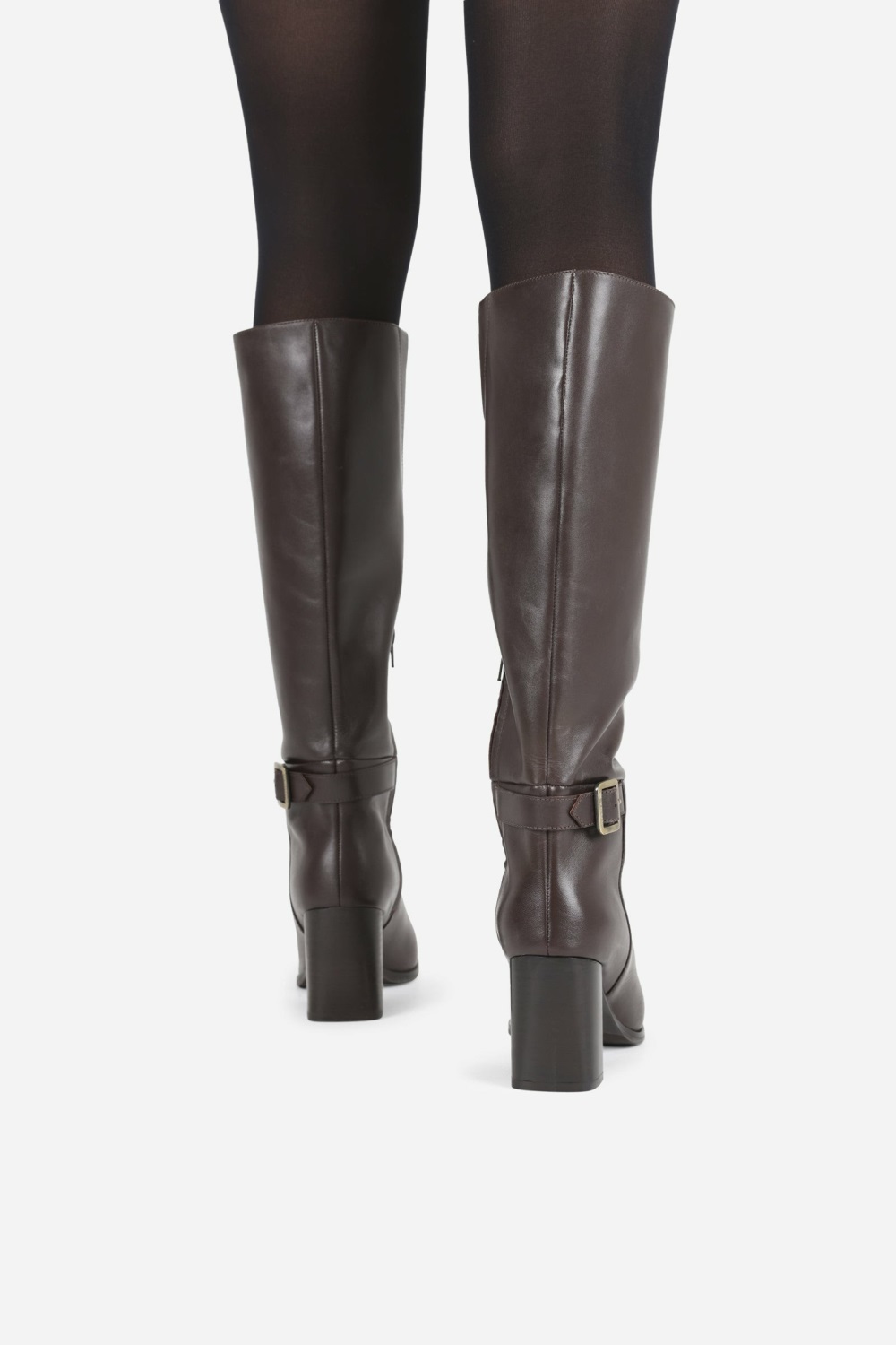 Bottes Hautes BRONX Abb-ey Femme Cafe | NWSRD-9354