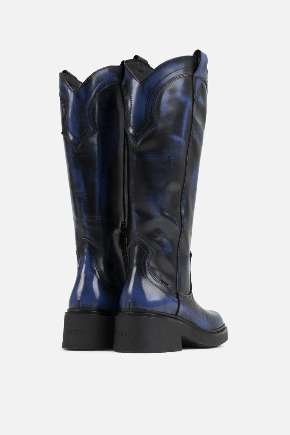 Bottes Hautes BRONX Daff-ey Femme Noir Bleu | HAQIZ-2580