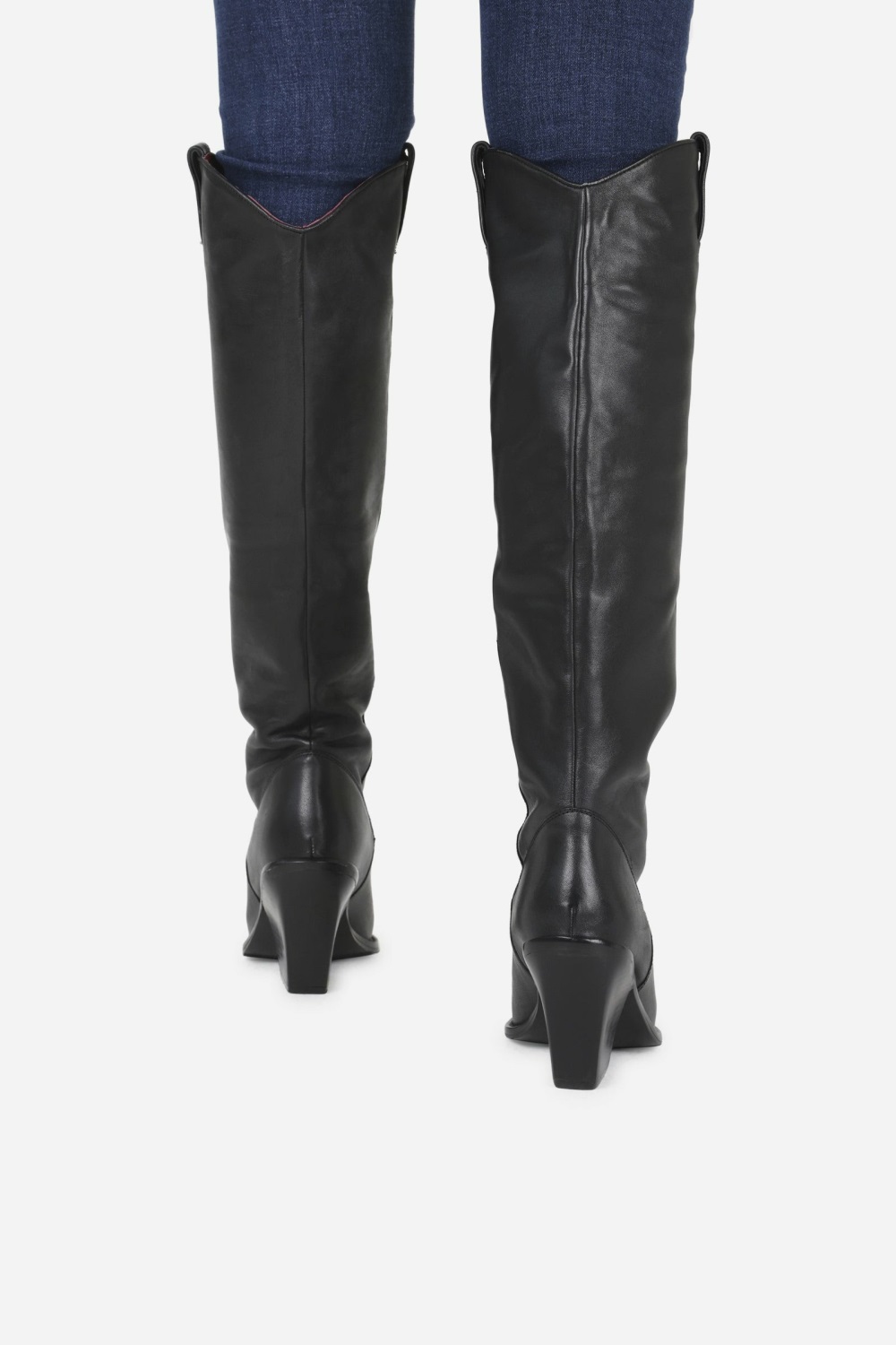 Bottes Hautes BRONX High Boot New Kole Femme Noir | QTCOZ-1963