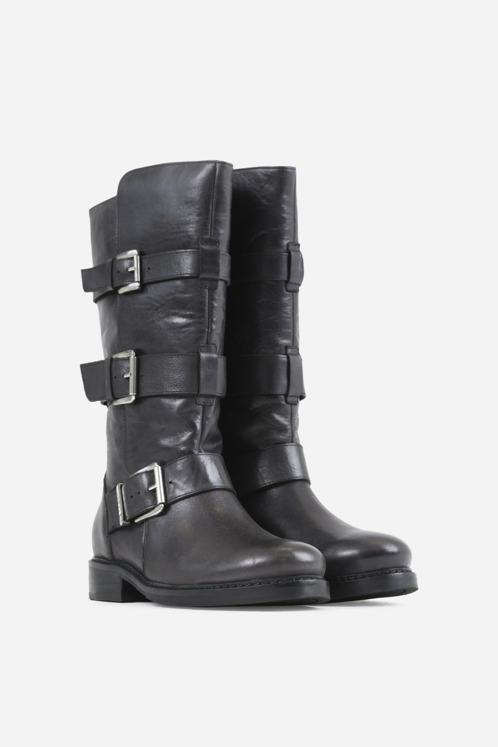 Bottes Hautes BRONX High Boot New-tough Femme Noir | YXJOS-1289