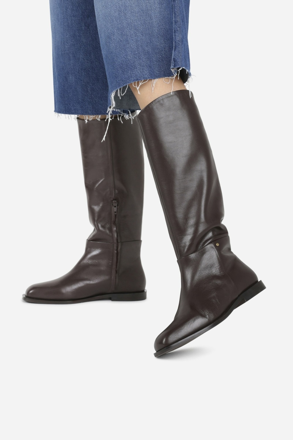 Bottes Hautes BRONX Kels-ie Femme Cafe | JREAD-7460