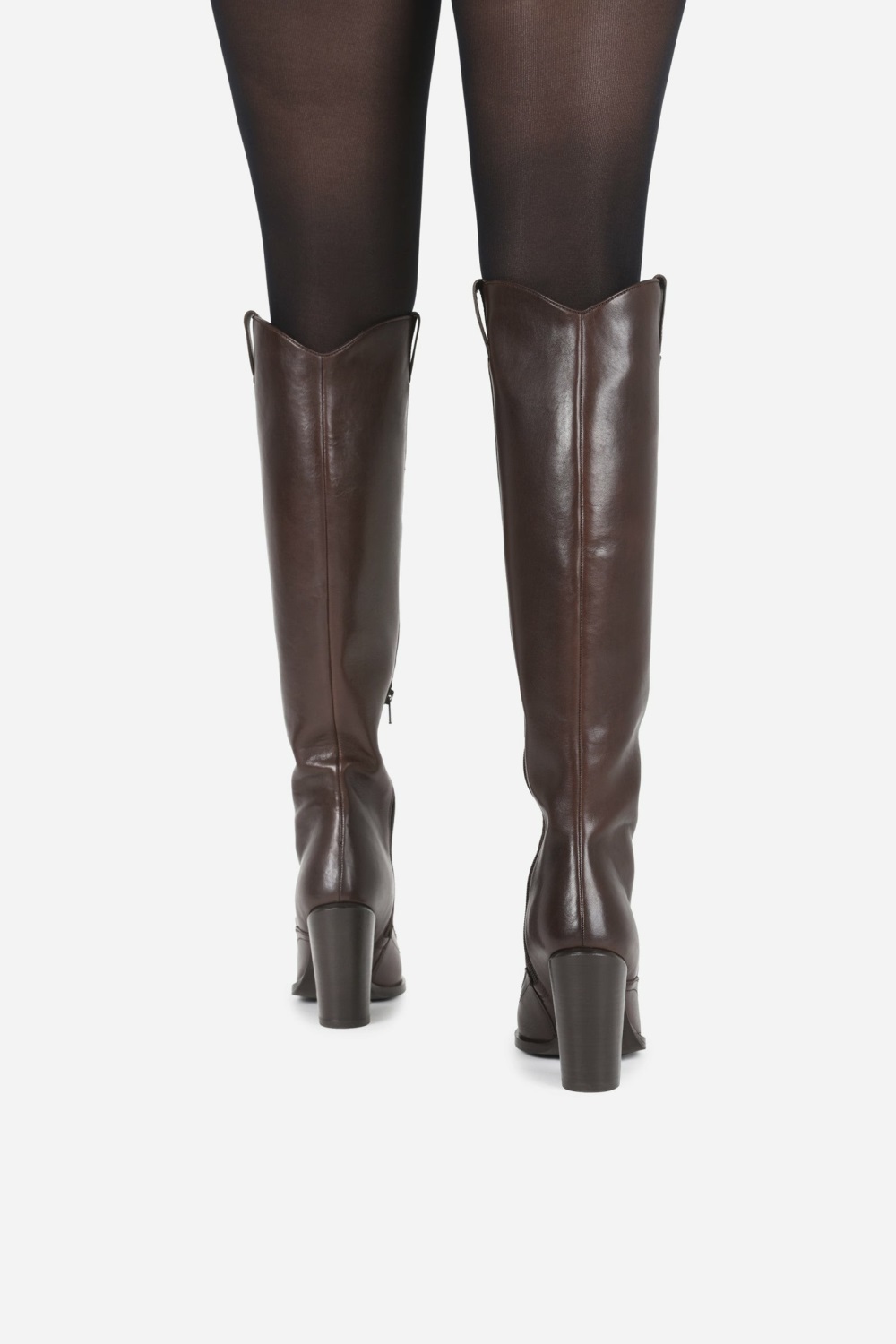 Bottes Hautes BRONX New-americana Femme Cafe | RAZFW-3604