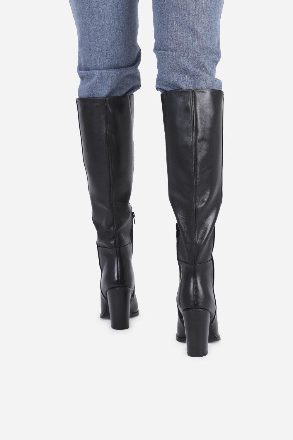 Bottes Hautes BRONX New-americana Femme Noir | MOQLN-9473