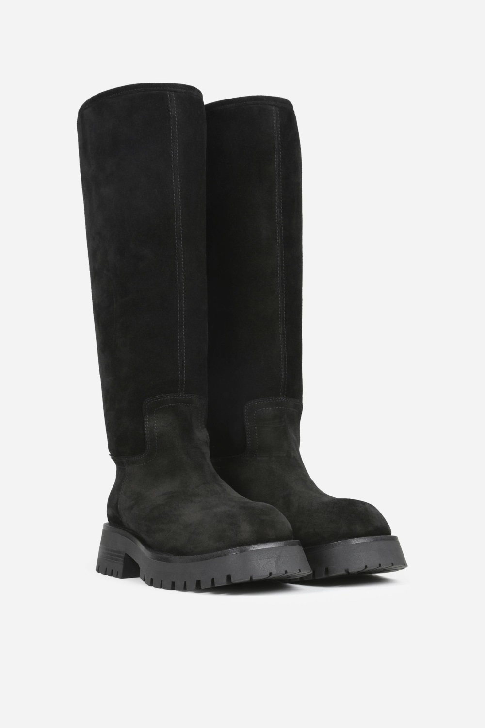 Bottes Hautes BRONX Qui-nn Femme Noir | LMASV-7945