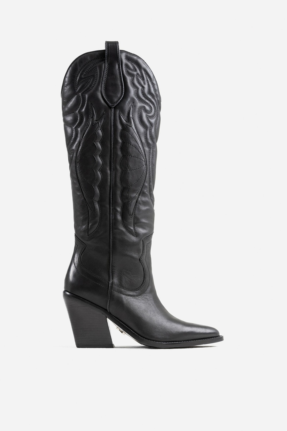 Bottes Hautes BRONX Western New-kole Femme Noir | MVTBJ-4097