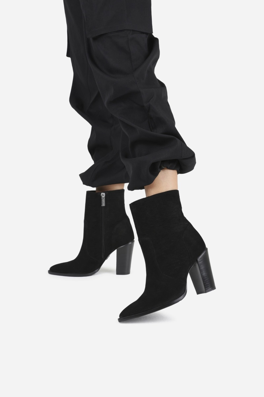 Bottes à Talons BRONX New-americana Femme Noir | QKVDC-6714