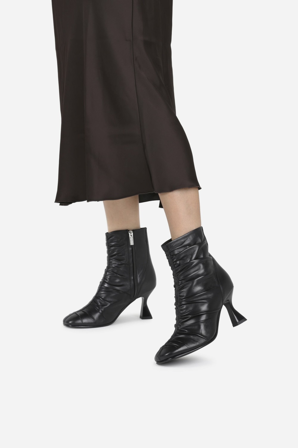 Bottes à Talons BRONX Xar-a Femme Noir | GBLMZ-0325