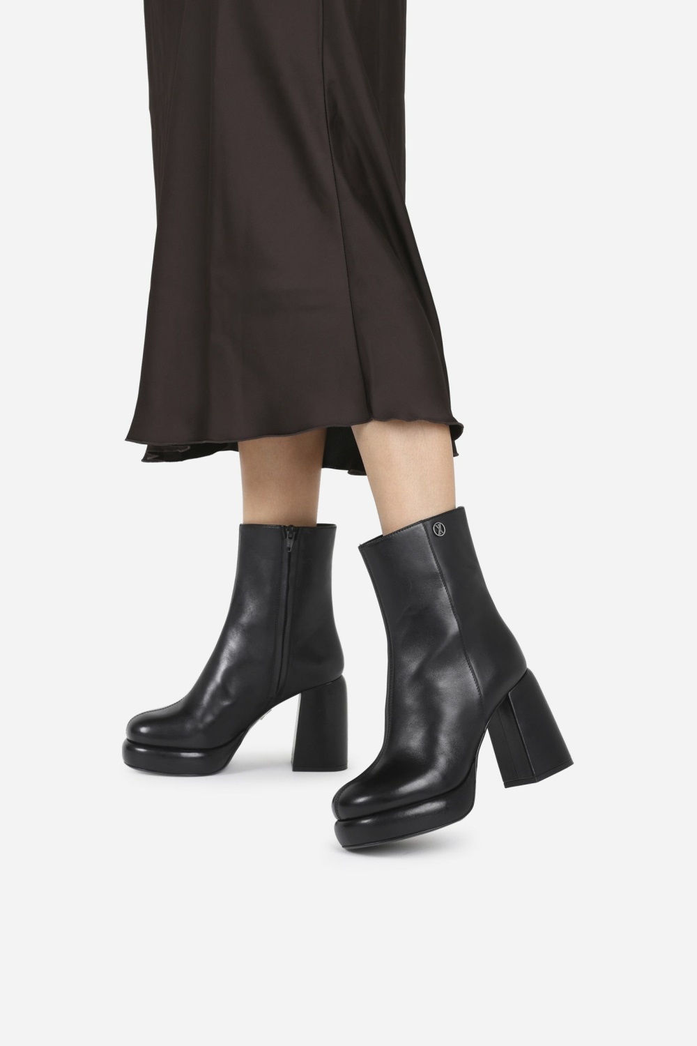 Bottines BRONX Ginn-y Femme Noir | TUQWO-1389