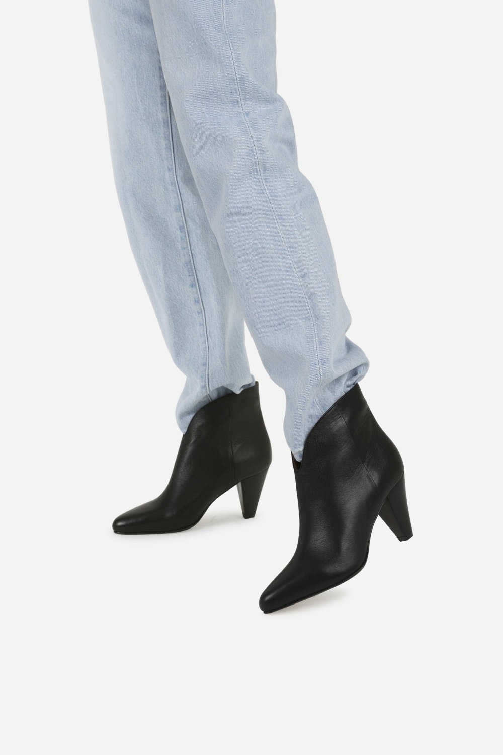 Bottines BRONX Leiy-ah Femme Noir | YZPFK-0275