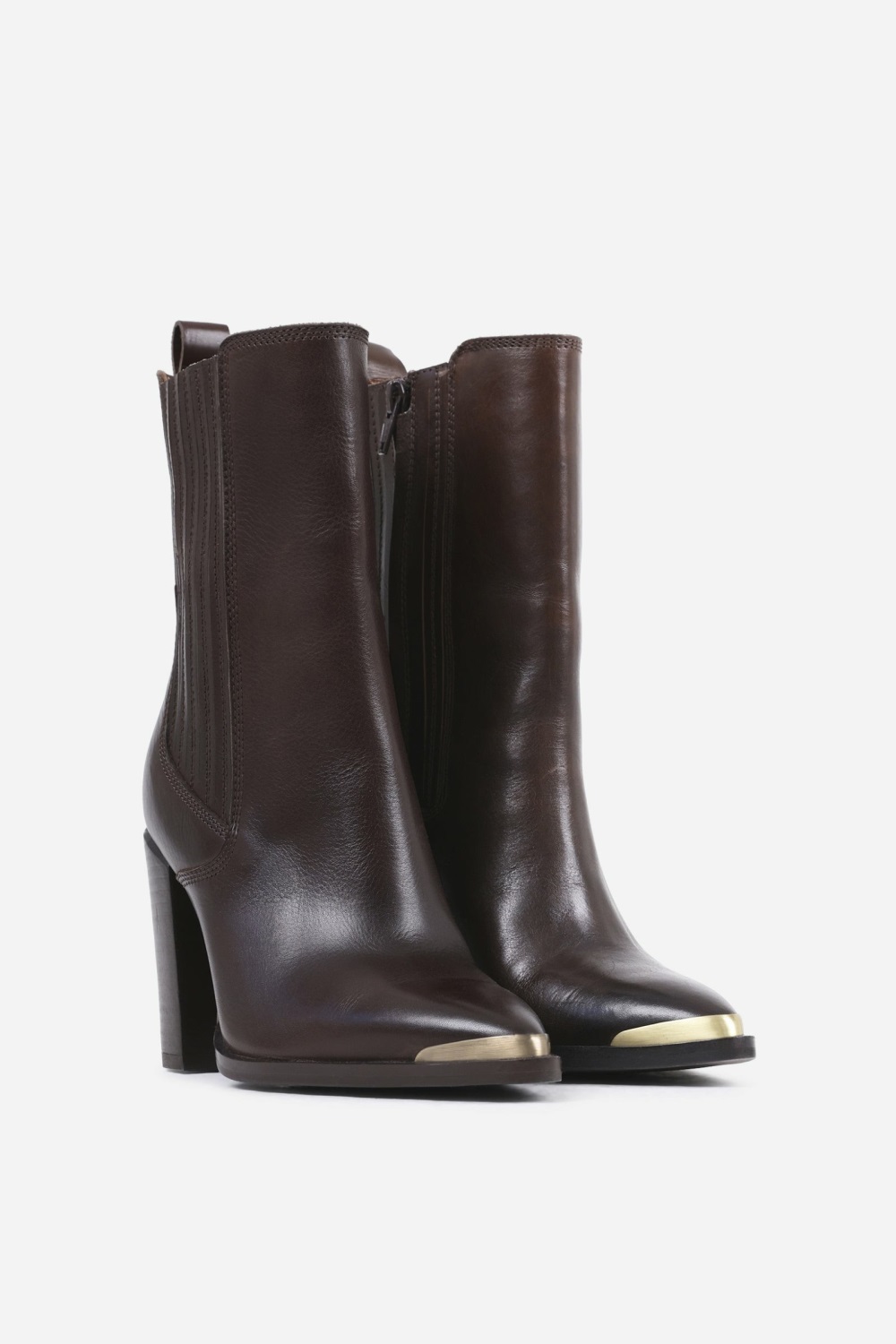 Bottines BRONX New-americana Femme Cafe | GCYMB-9203