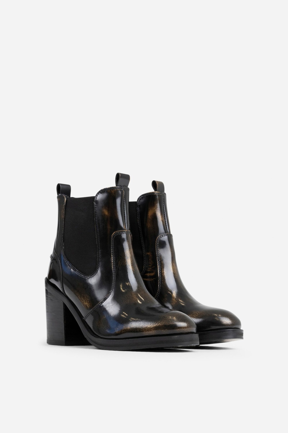 Bottines BRONX New-patt Femme Noir | MSFTR-6427