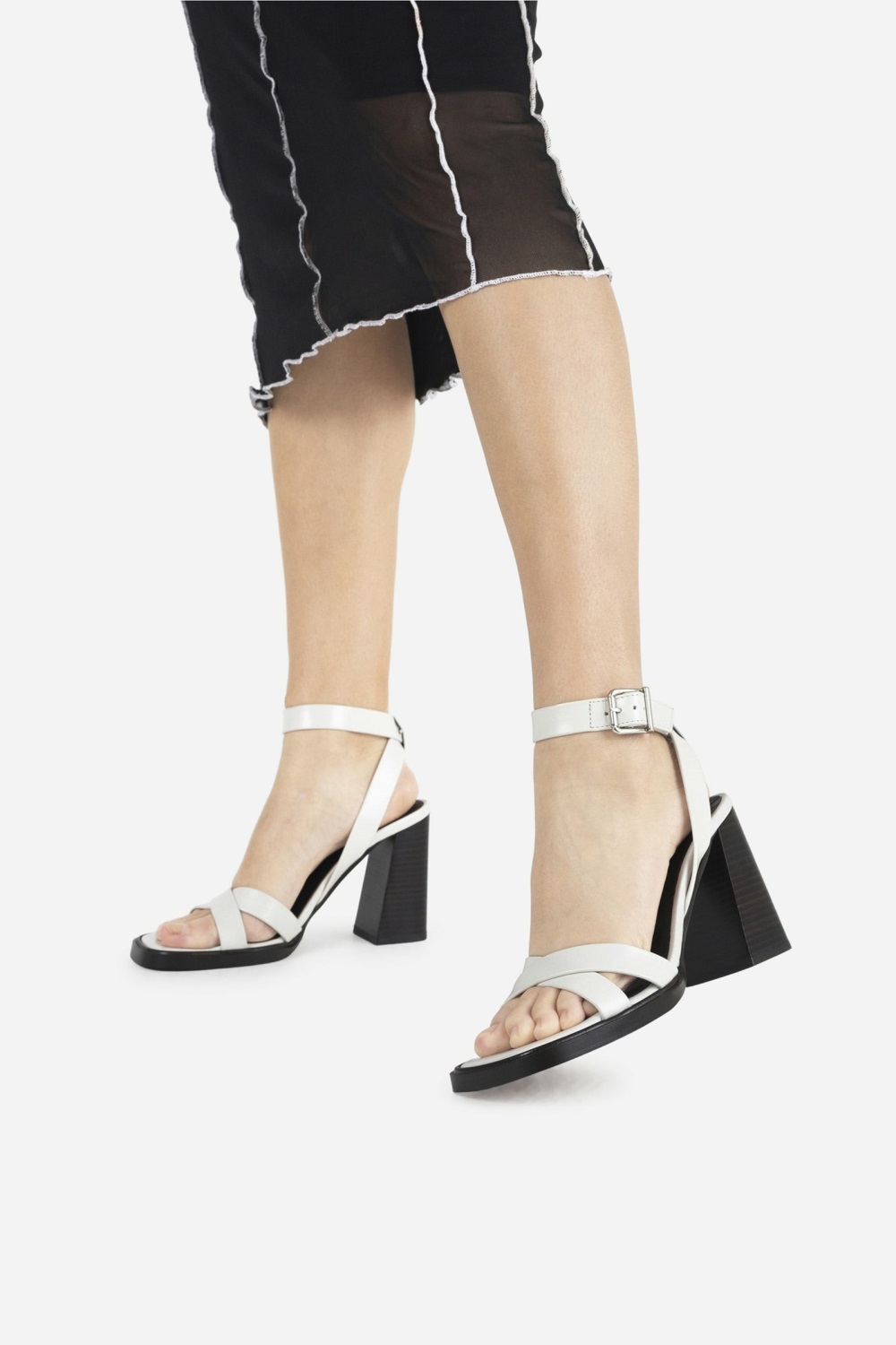 Sandale BRONX Sandal Jul-iana Femme Noir | ZIEXQ-8169